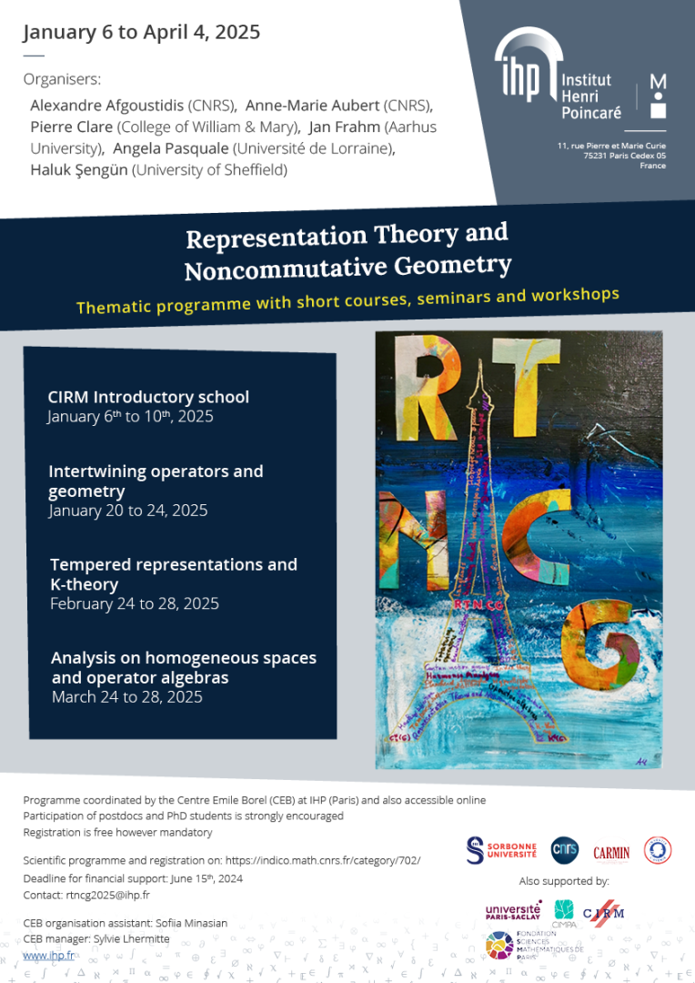 Representation Theory IHP